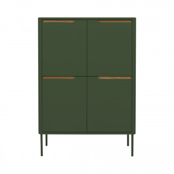 Switch - Buffet haut en bois 4 portes H128cm