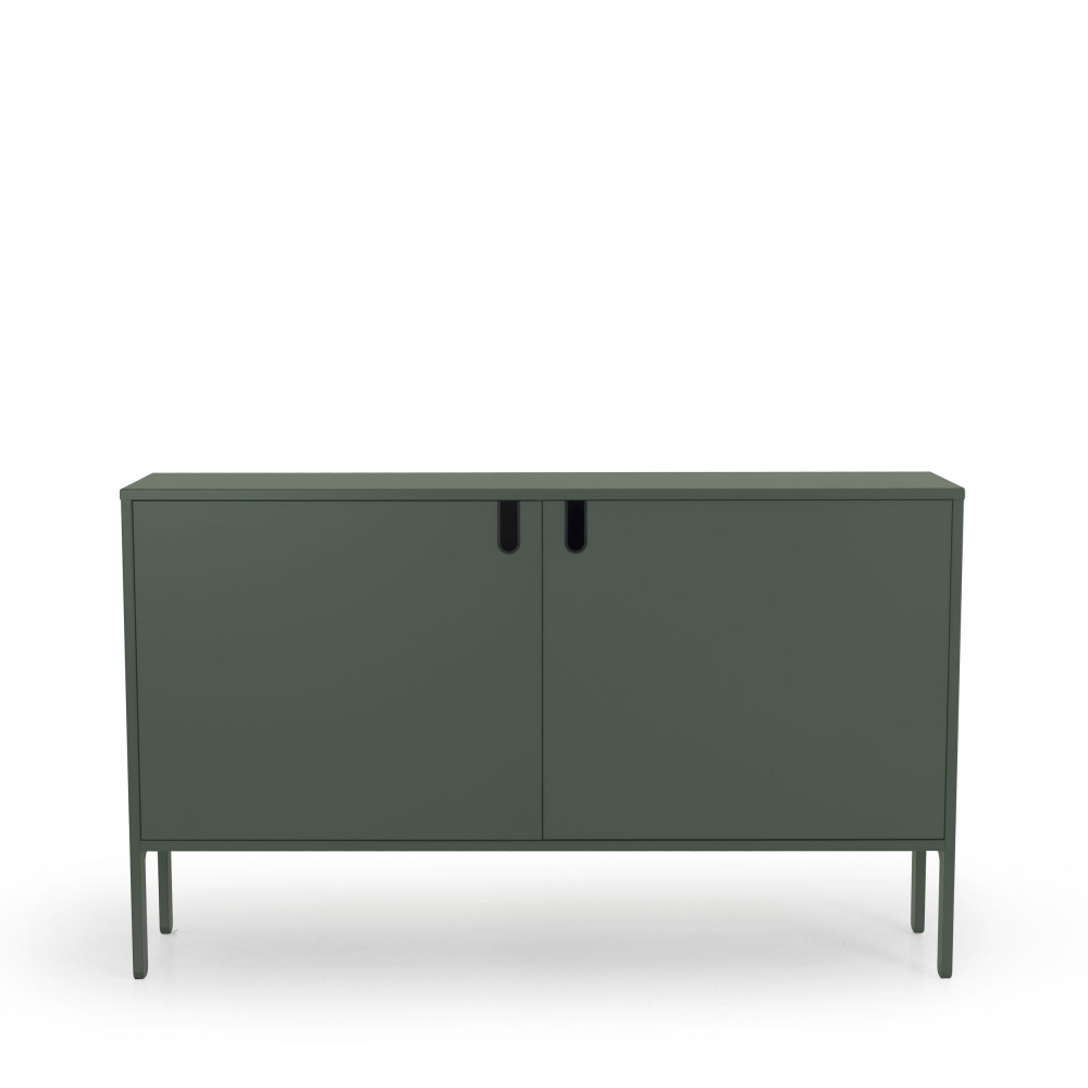 Uno - Buffet en bois 2 portes L148cm - Couleur - Vert kaki