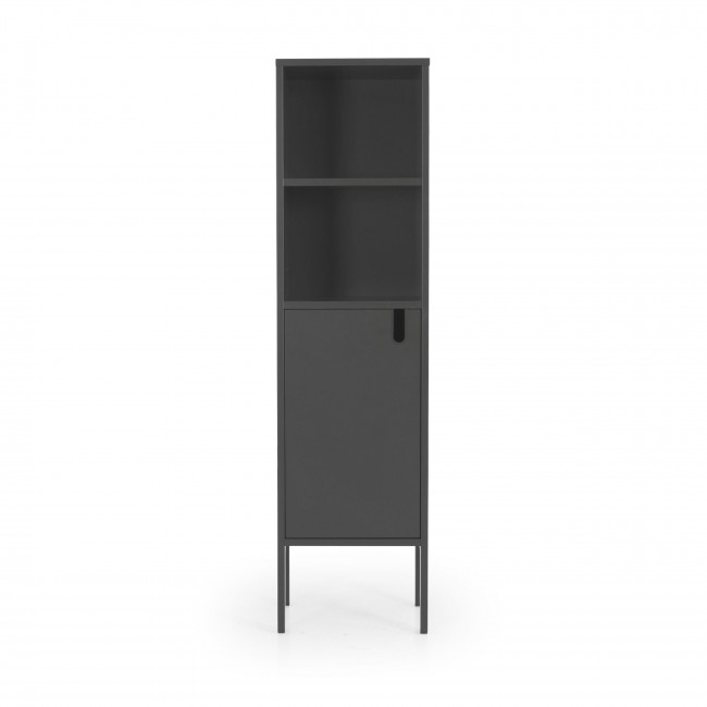 Uno - Colonne de rangement en bois 1 porte 2 niches H152cm