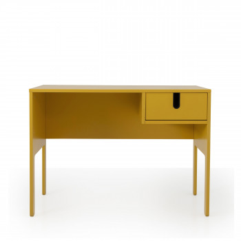 Uno - Bureau en bois 1 tiroir L105cm