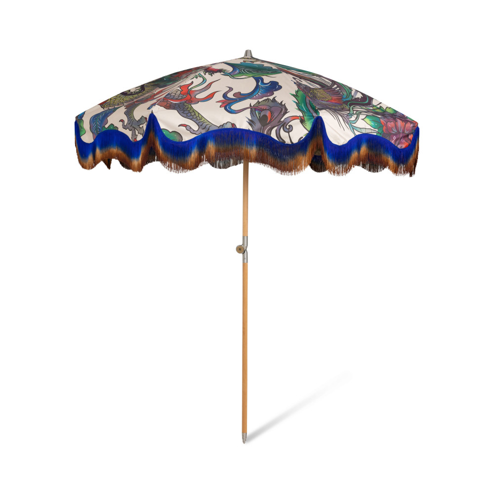 Paola - Parasol vintage ø200cm - Couleur - Multicolore