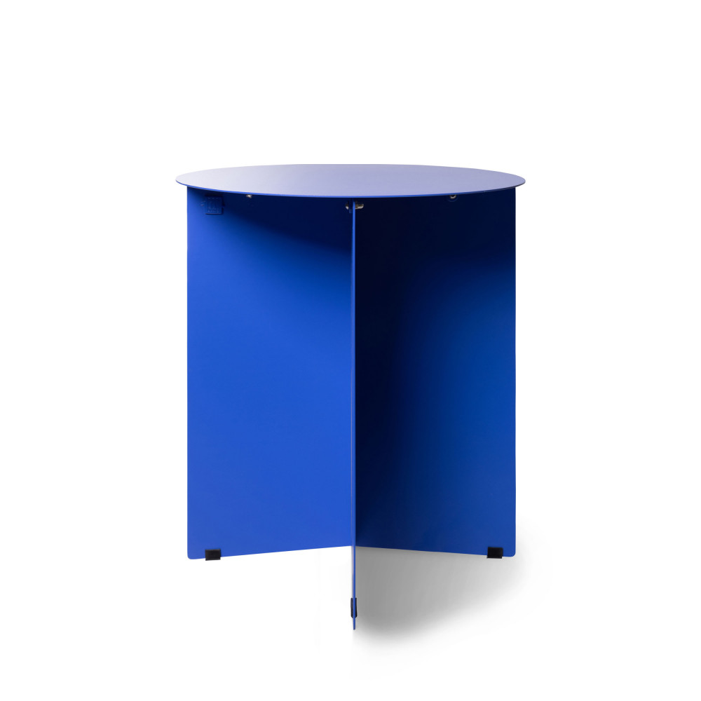 Broek - Table basse ronde en métal ø40cm - Couleur - Bleu