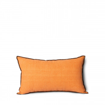 Erica - Coussin lin et coton bord contrastant 30x50 cm