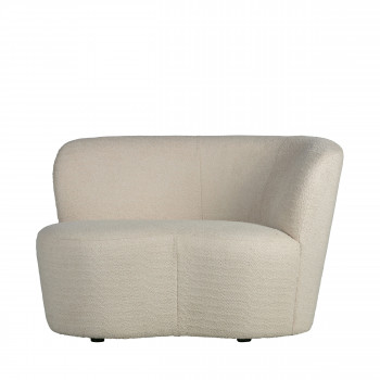 Stone - Fauteuil en tissu bouclette