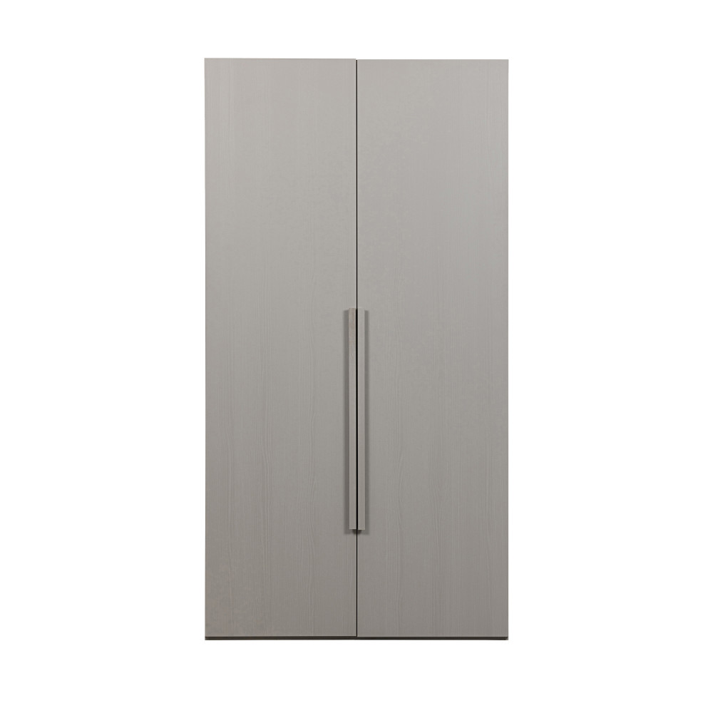 Rens - Armoire en bois H210cm - Couleur - Gris clair