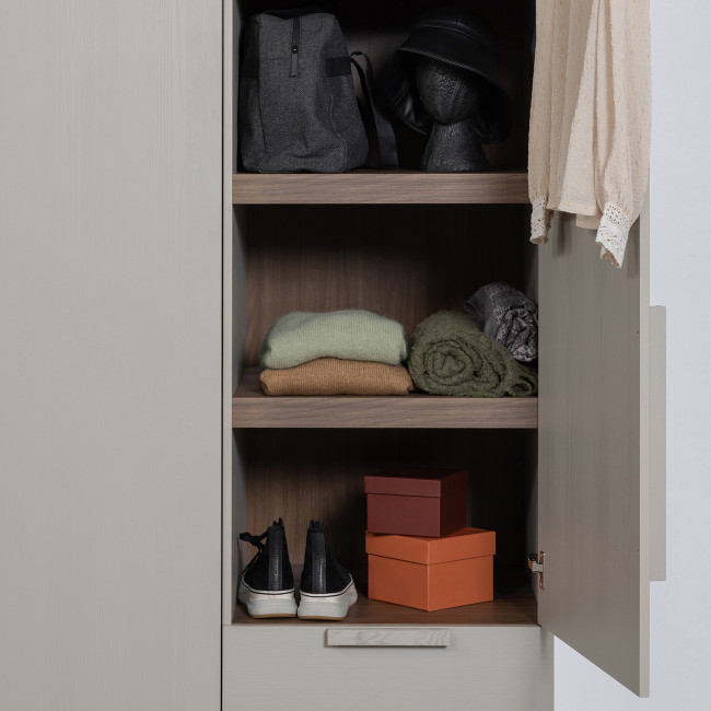 Rens - Colonne de rangement en bois H210cm