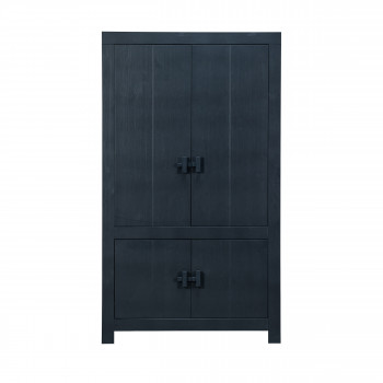 Beson - Armoire en bois 4 portes H200cm