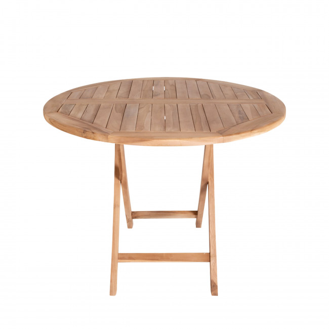 Oviedo - Table à manger de jardin ø100cm en teck
