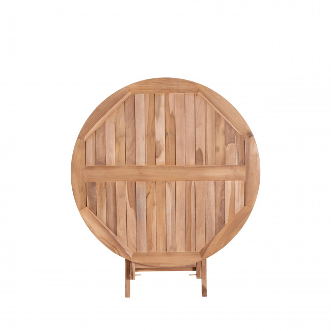 Oviedo - Table à manger de jardin ø100cm en teck