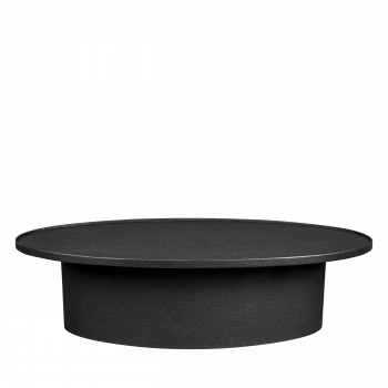 Winston - Table basse ovale en métal