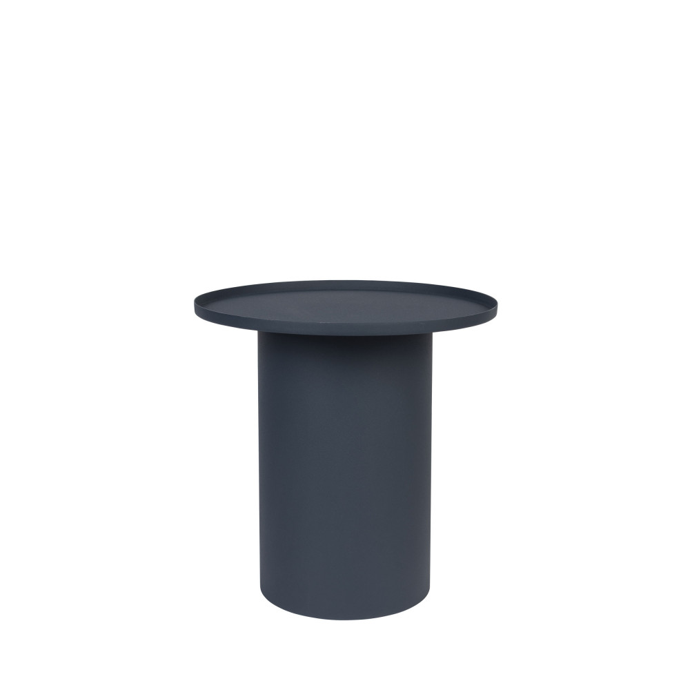 Sverre - Table d'appoint ronde en métal ø45,5cm - Couleur - Bleu