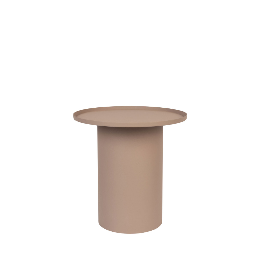 Sverre - Table d'appoint ronde en métal ø45,5cm - Couleur - Rose