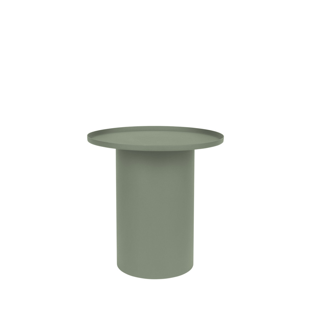 sverre - table d'appoint ronde en métal ø45,5cm - couleur - vert