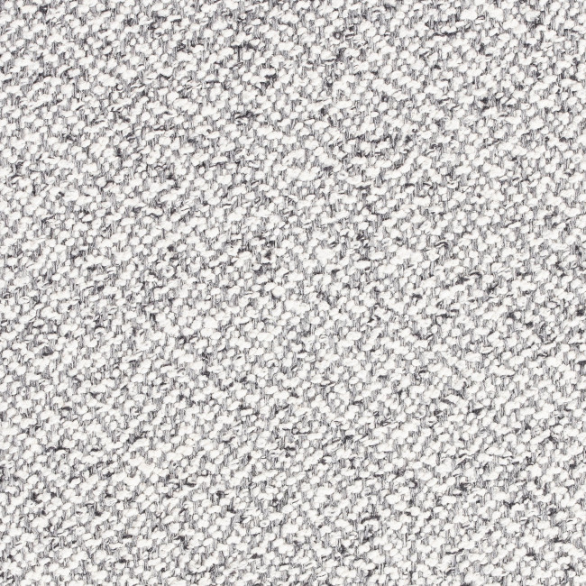 Milou - Tabouret carré en tissu et métal