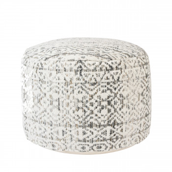 Liv - Pouf à motifs ø60cm