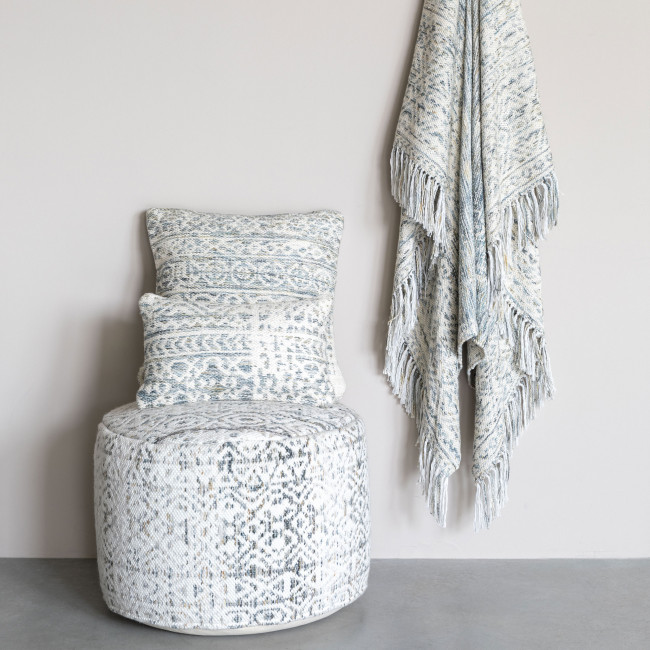 Liv - Pouf à motifs ø60cm
