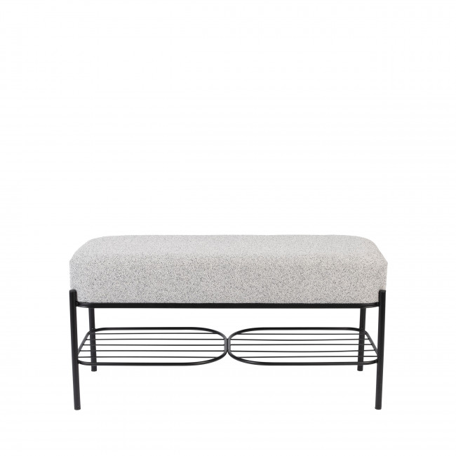 Milou - Banc en tissu et métal