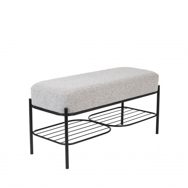 Milou - Banc en tissu et métal