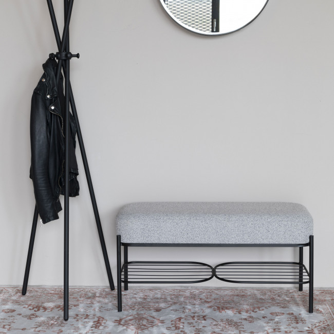 Milou - Banc en tissu et métal
