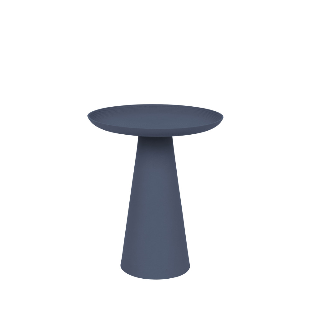 ringar - table d'appoint ronde en aluminium ø34,5cm - couleur - bleu