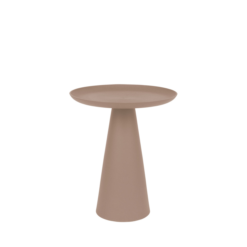 Ringar - Table d'appoint ronde en aluminium ø34,5cm - Couleur - Rose