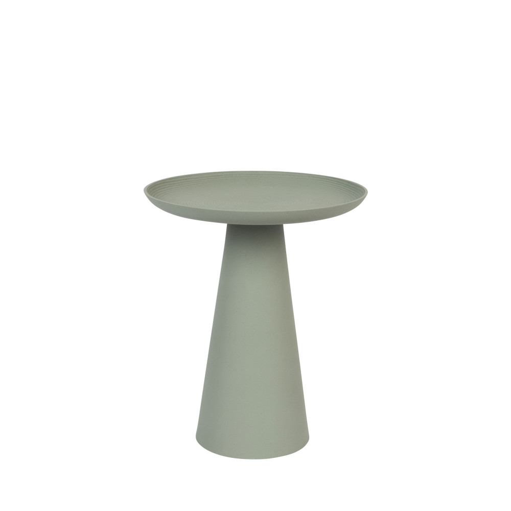 ringar - table d'appoint ronde en aluminium ø34,5cm - couleur - vert