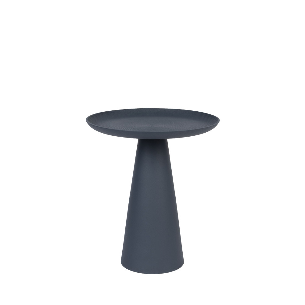 ringar - table d'appoint ronde en aluminium ø39,5cm - couleur - bleu