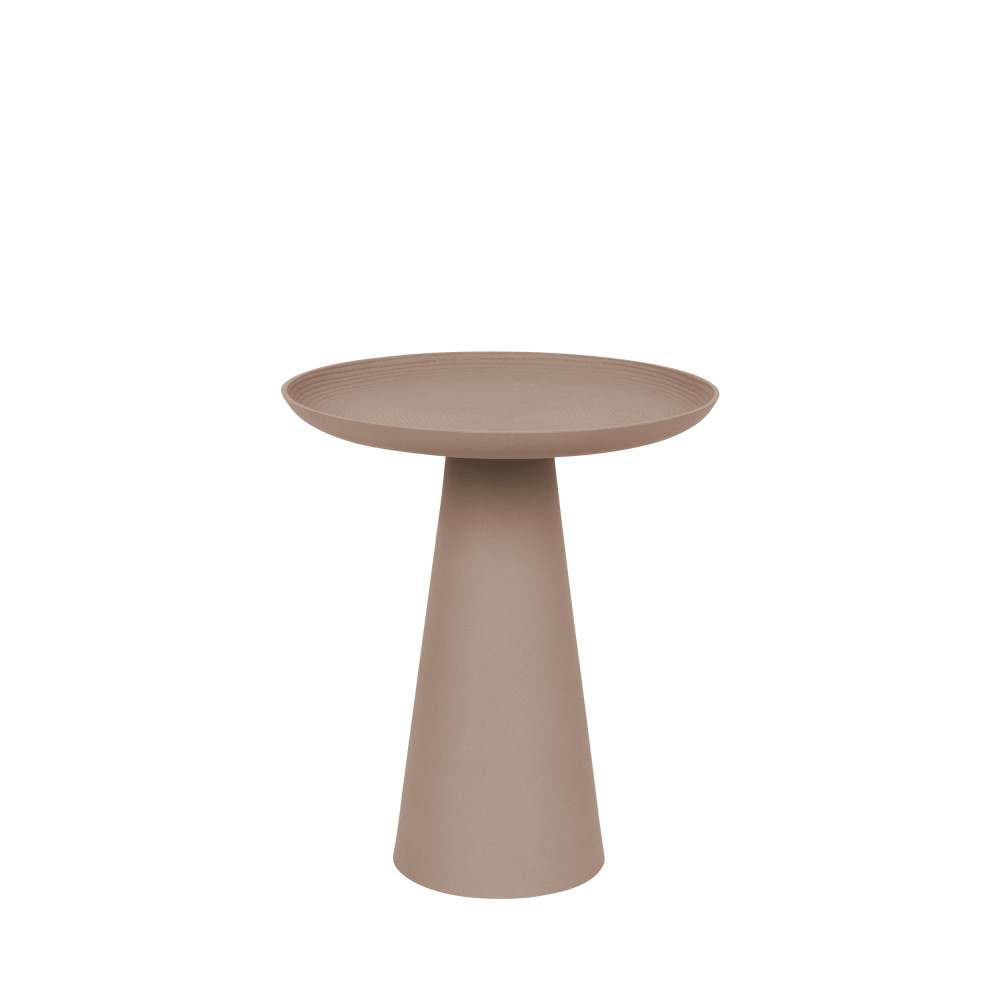 ringar - table d'appoint ronde en aluminium ø39,5cm - couleur - rose
