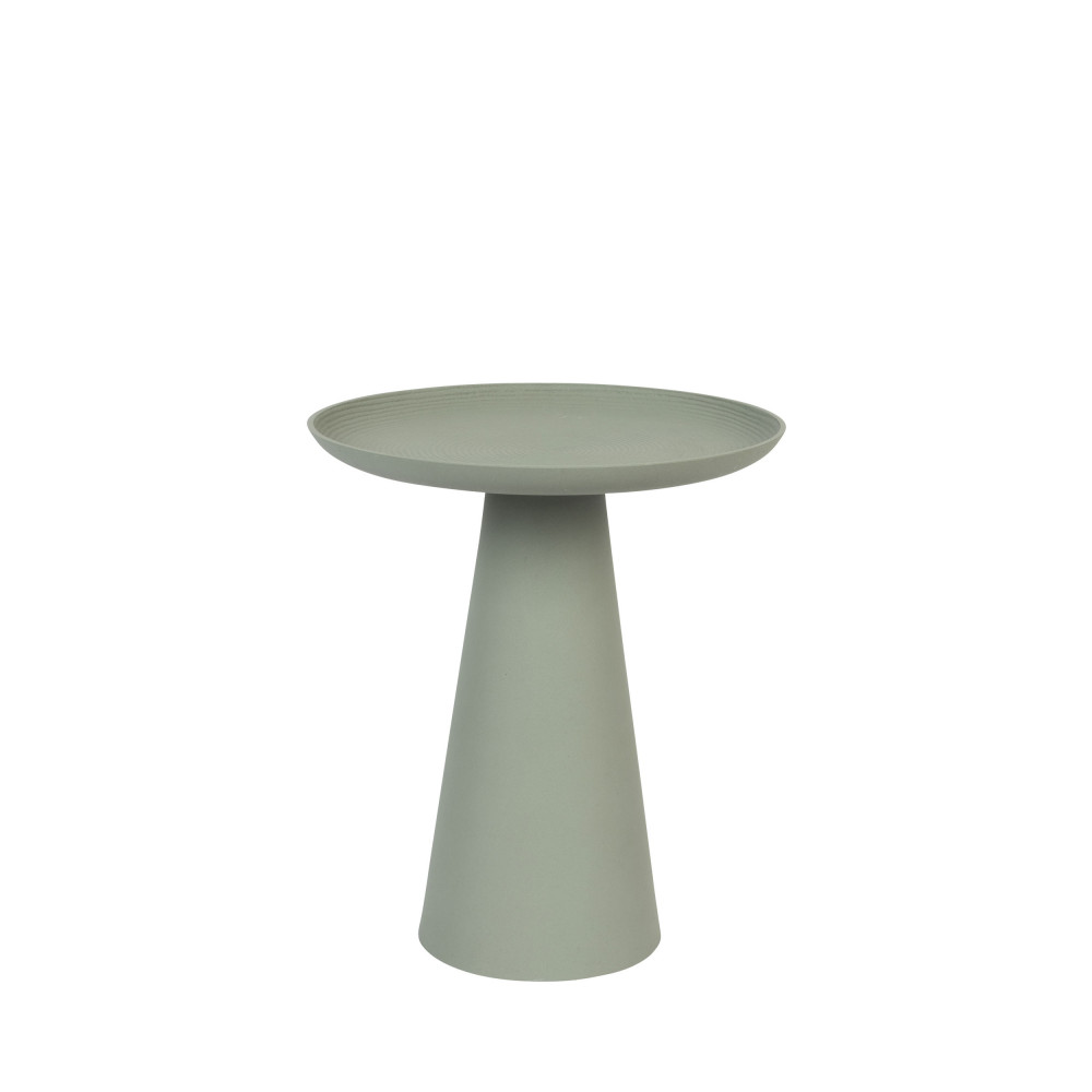 ringar - table d'appoint ronde en aluminium ø39,5cm - couleur - vert