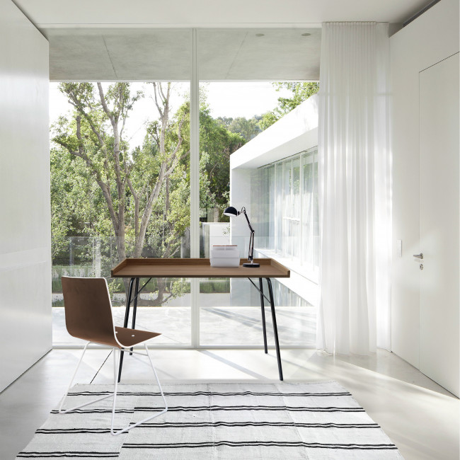 Bureau design métal et bois Rayburn