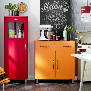 Malibu - Petit buffet vintage L86cm