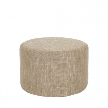 Delilah - Pouf en tissu ø55cm