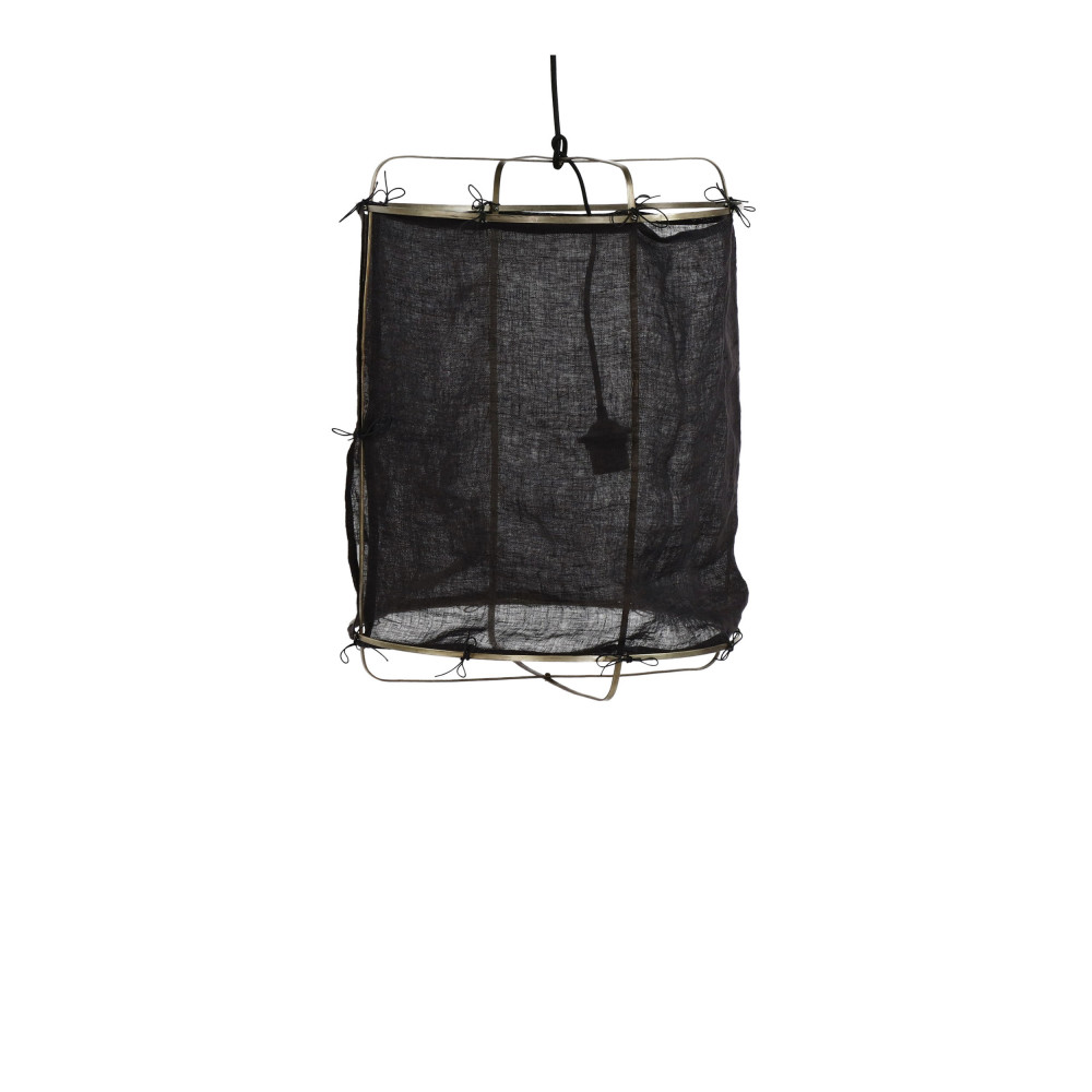 Grisha - Suspension en lin ø38cm - Couleur - Noir