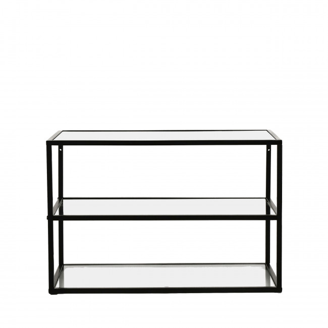 Eszential - Etagère en verre et métal 60x40 cm