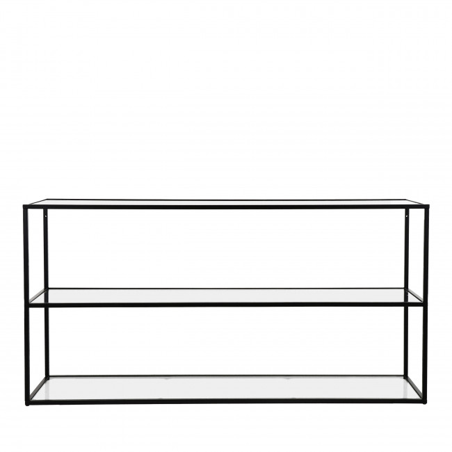 Eszential - Etagère en verre et métal 120x60 cm