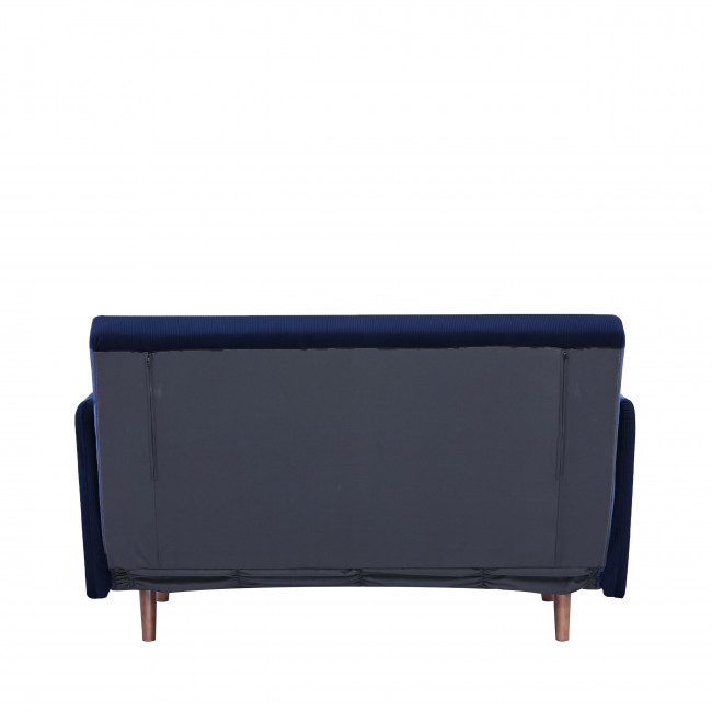 Belushi - Canapé convertible 2 places en velours côtelé