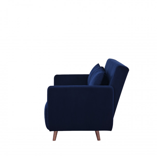 Belushi - Canapé convertible 2 places en velours côtelé