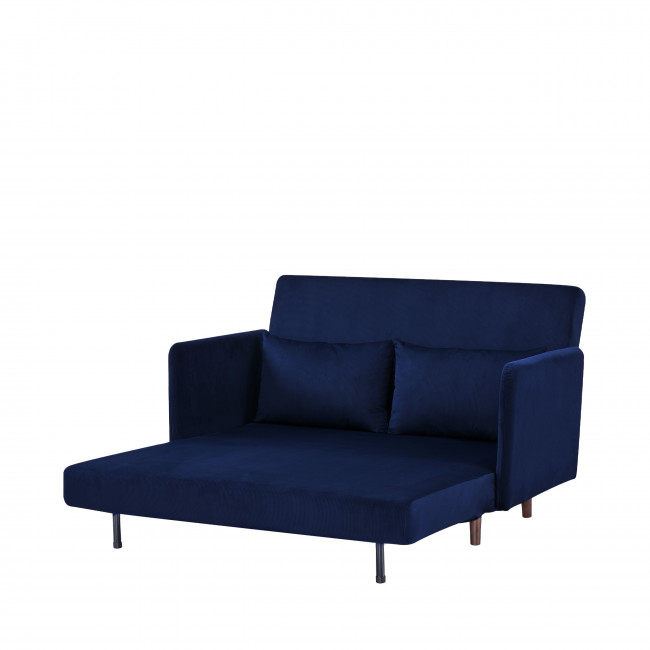 Belushi - Canapé convertible 2 places en velours côtelé