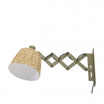 Vinni - Applique en métal et tissu