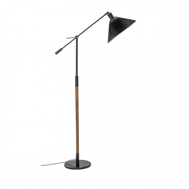 Polus - Lampadaire en bois et métal
