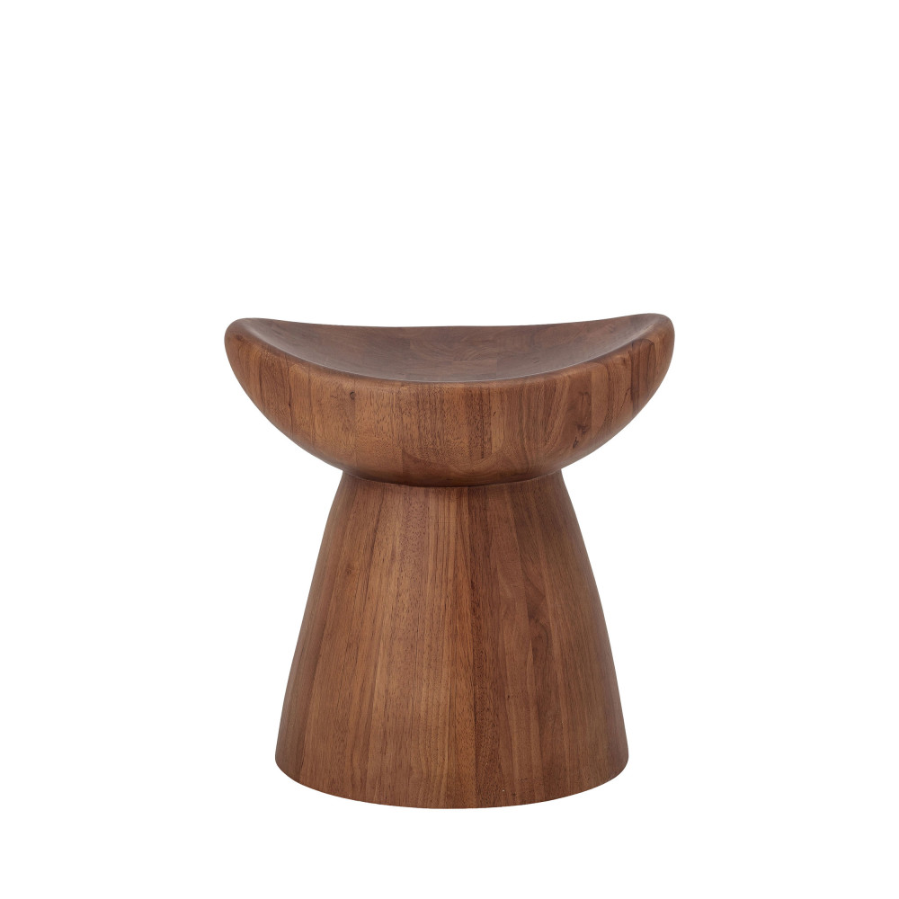 luc - tabouret en bois h45,5cm - couleur - naturel