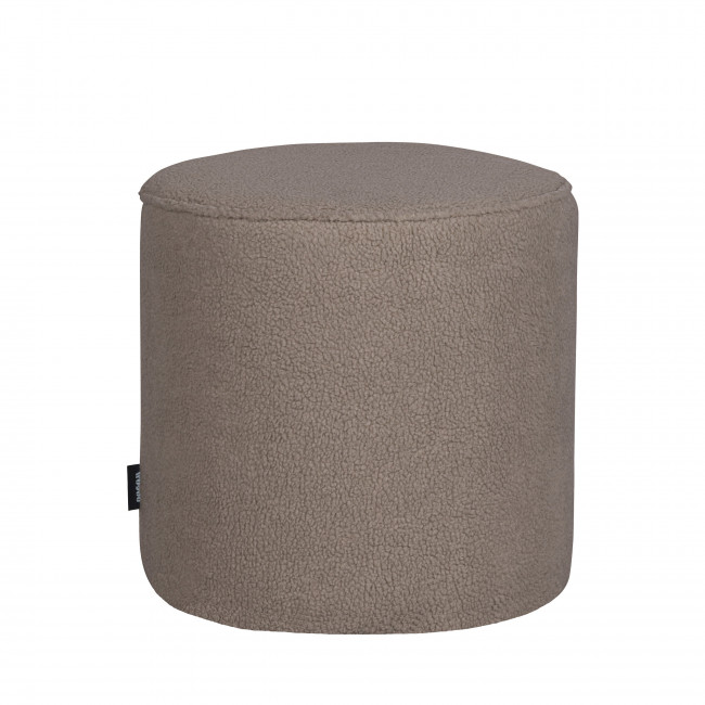 Sara - Pouf rond en velours ø46cm