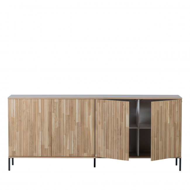 New gravure - Buffet 4 portes en bois L200cm