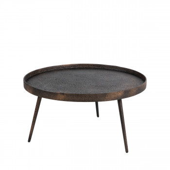 Jonamai - Table basse ronde en métal ø74cm