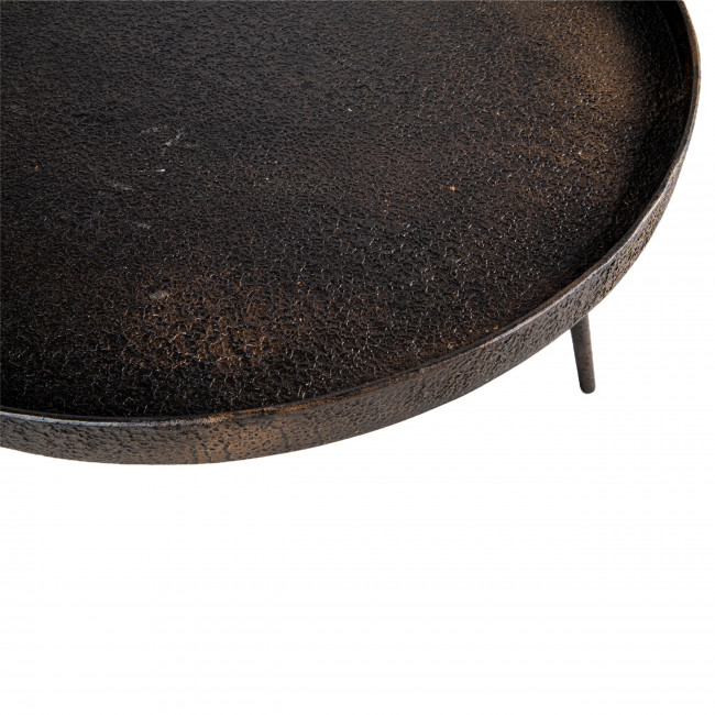 Jonamai - Table basse ronde en métal ø58cm
