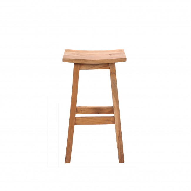 Hanotilo - Tabouret de bar 66cm en acacia