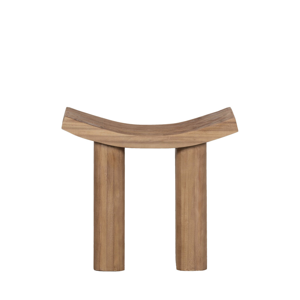 Japan - Tabouret en bois design H45cm - Couleur - Bois clair