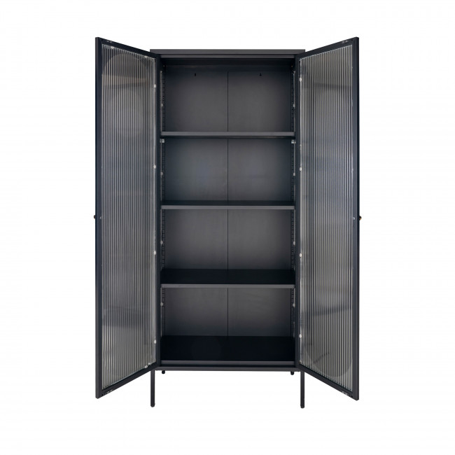 Adelaide - Vitrine en verre et métal H180cm