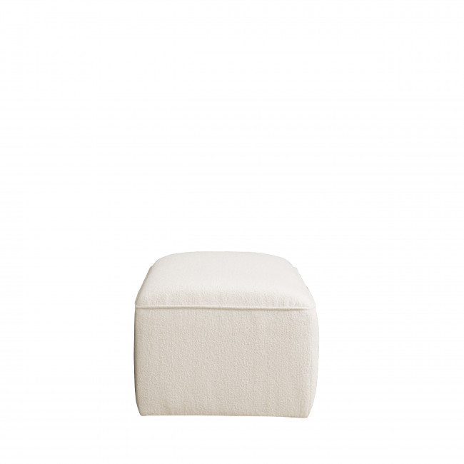Noor - Pouf pour canapé modulable en tissu bouclette