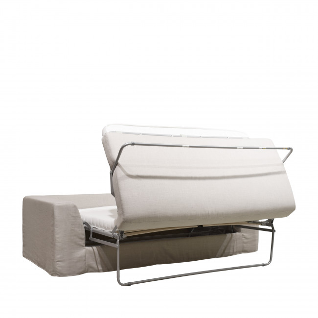 Amany - Canapé convertible entièrement déhoussable en tissu
